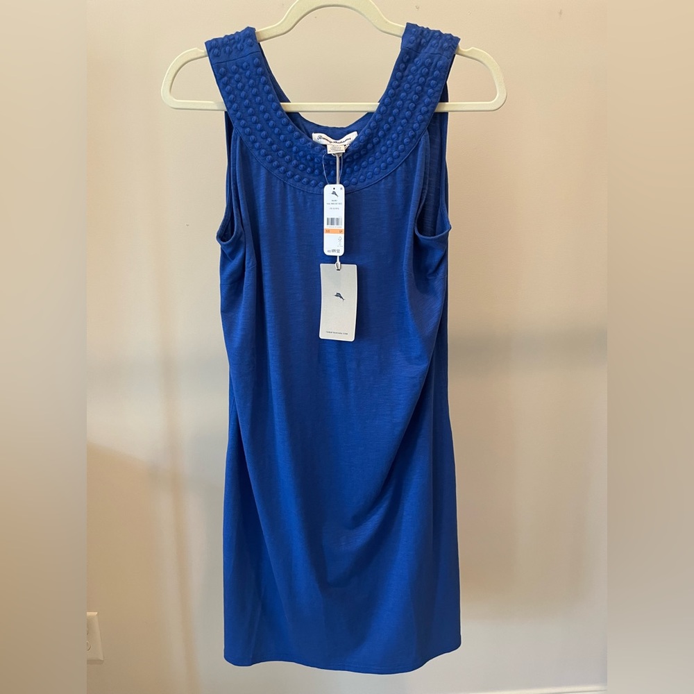 Tommy Bahama Pearl Embrd Shift Dress in Old Royal